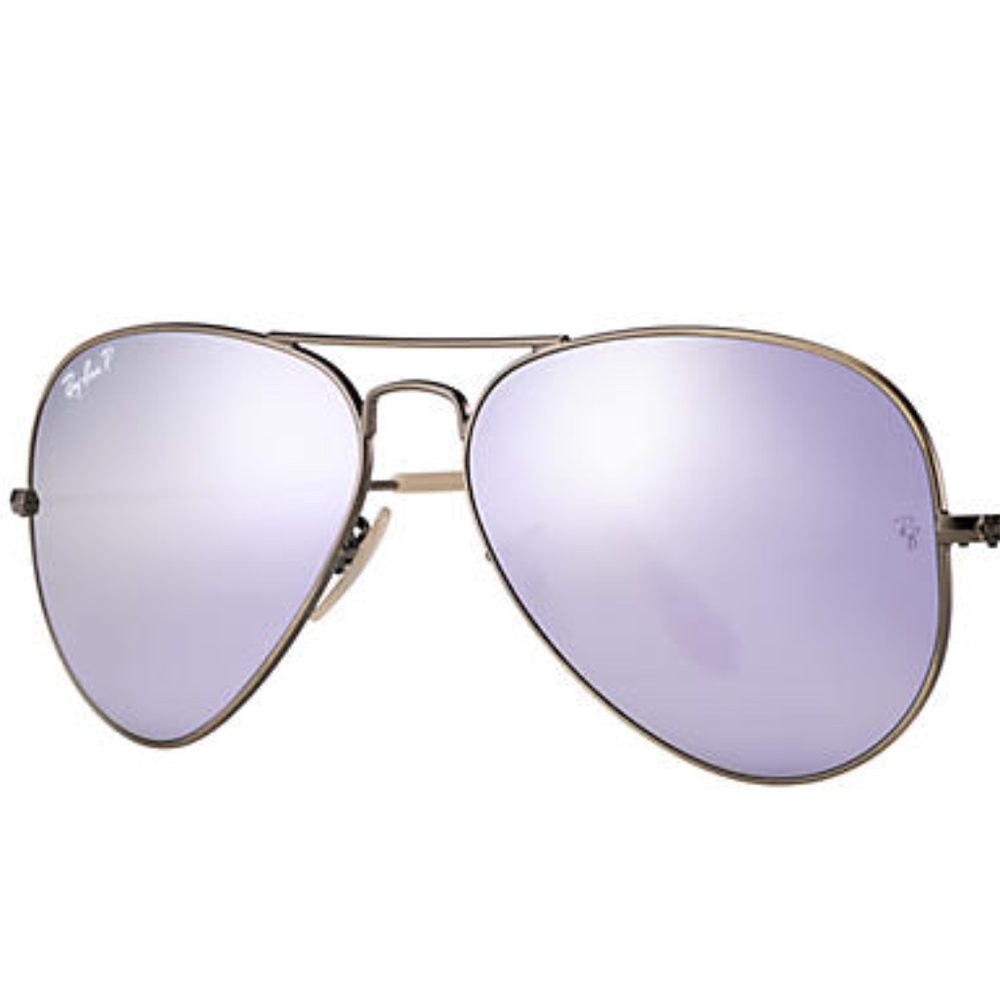 Ray-Ban Aviator Flash Lenses Lilac (Polarized)